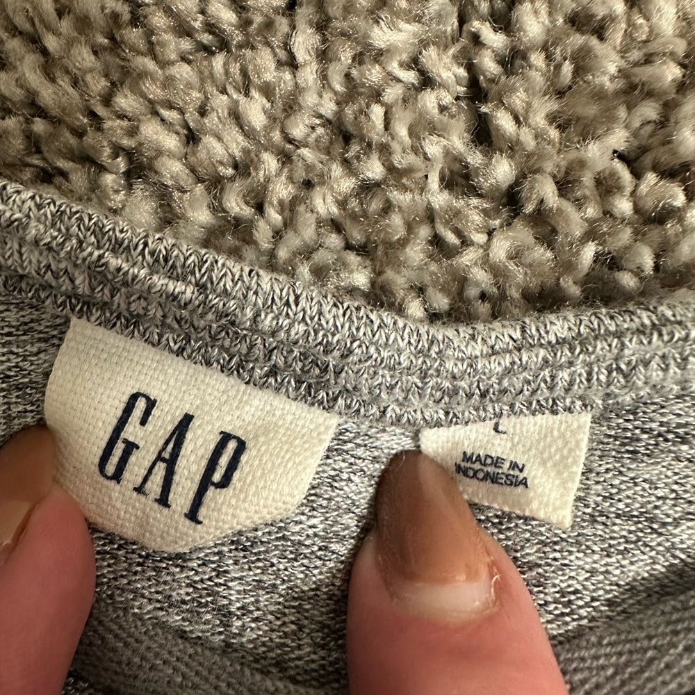 GAP Gray cinched waist sweater dress - Picture 3 of 4